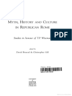 Filippo Coarelli - Remoria, in Myth, History and Culture in Republican Rome. Studies in Honour of T.P. Wiseman. A Cura Di David Braund e Christopher Gill, Exeter 2003, Pp. 41-52