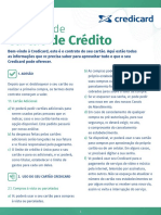 Contrato Credicard 2019