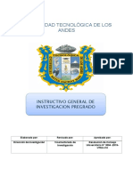 Instructivo de Investigación