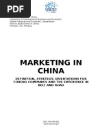 Marketing in China