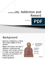 Obesity: Addiction and Reward: By: Nick Sasser Undergraduate Seminar 10/20/2010