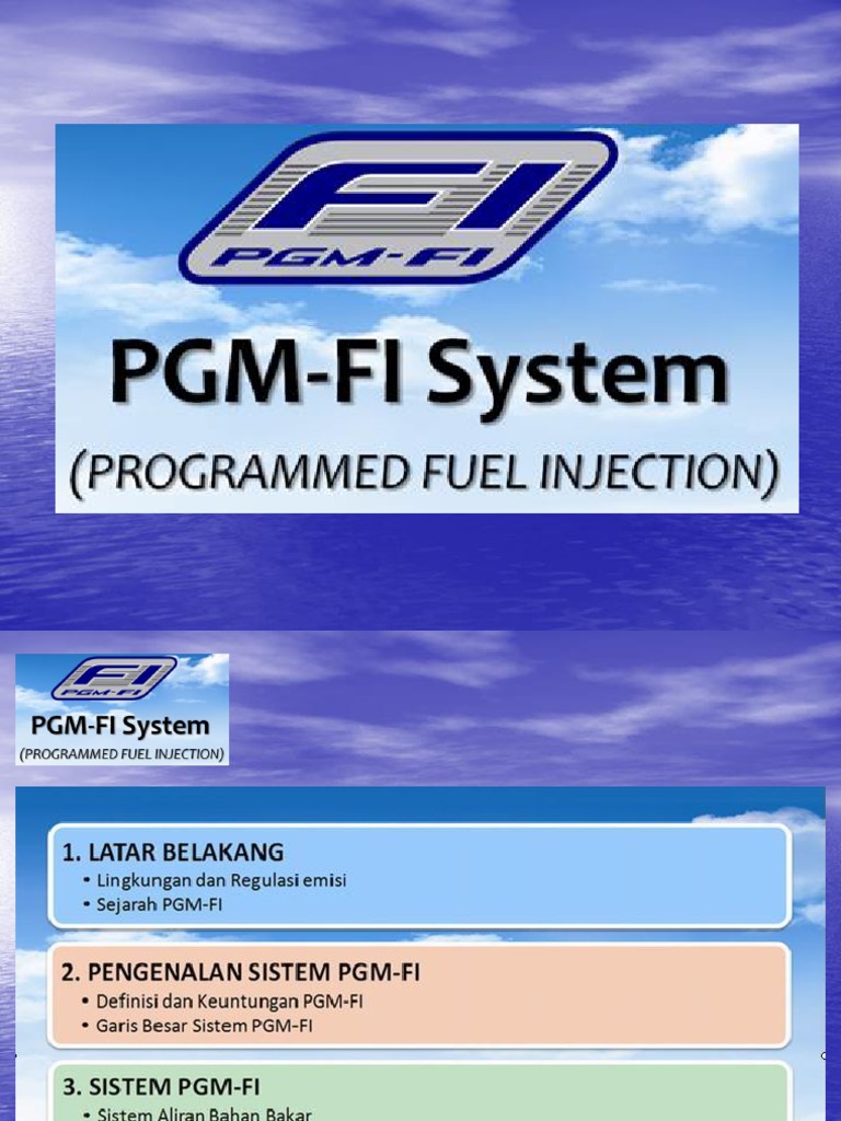 PGM Fi System PDF