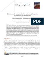 Experimental Investigation For Non and Partially C