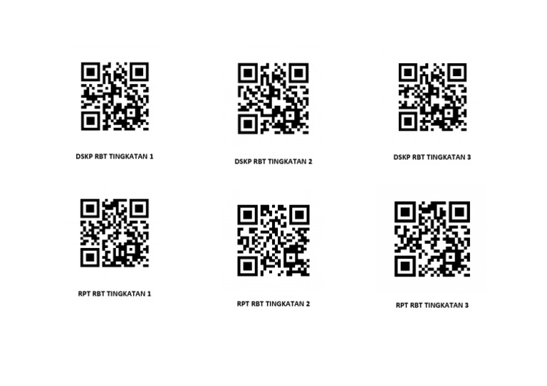 QR Code RBT | PDF | Komputer | Teknologi & Rekayasa