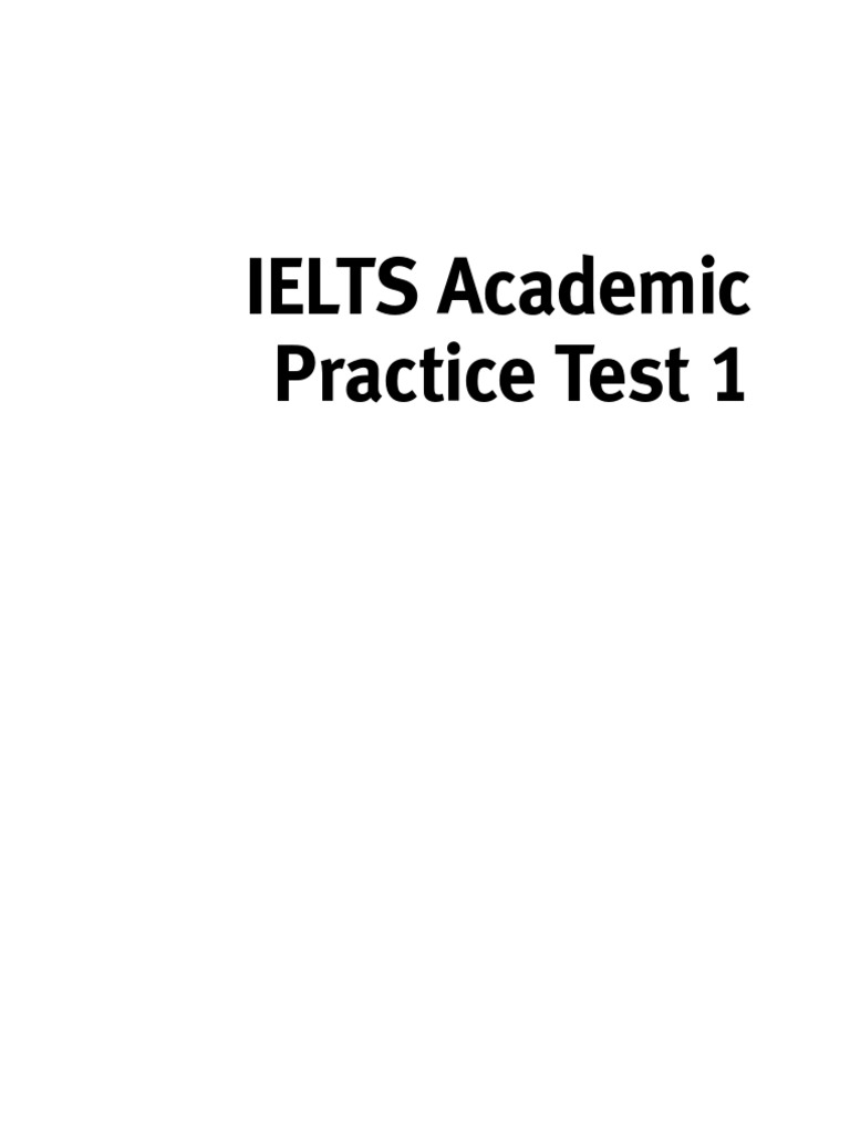 E2 Ielts Free Practice Test