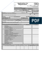 Bir Form 1901 Blank