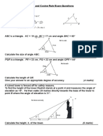 Sine and Cosine Rule Exam Questions.doc