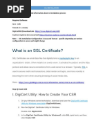 SSL Installation Process