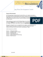 Marketing Plan Development Guide: Purpose of This Document