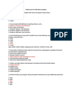 Prediksi Soal Tes CPNS Materi Integritas