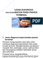 Rumusan Diagnosa Keperawatan Pada Pasien Terminal