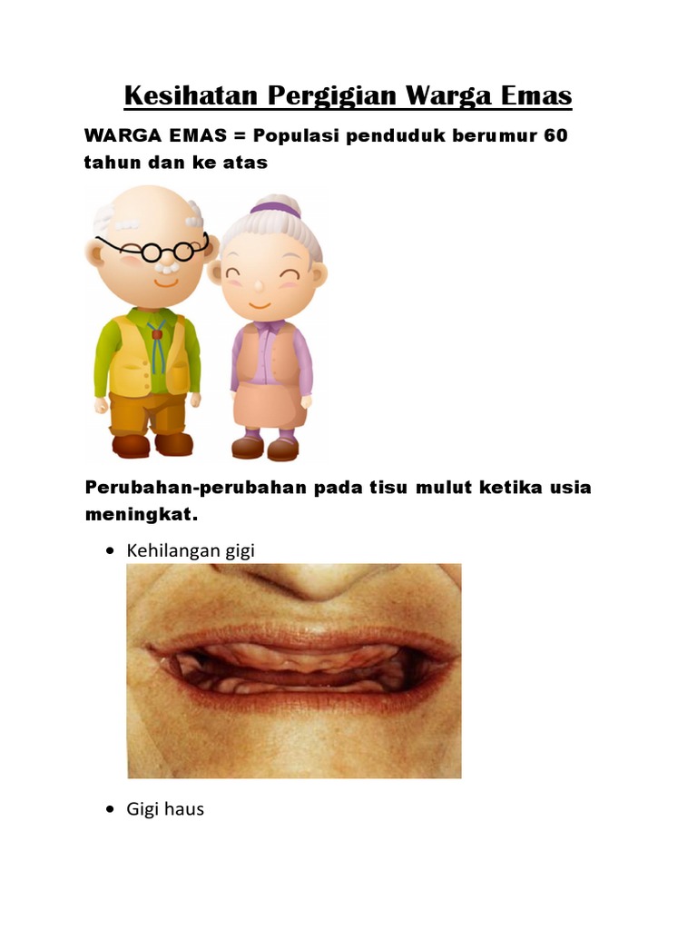 Maklumat Poster Utk Pergigian Warga Emas Pdf