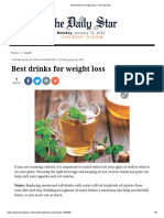 Best Drinks For Weight Loss