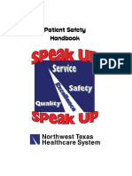 Patient Safety Handbook Speak Up