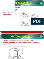 Proyeksi Piktorial Teknik Gambar