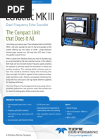 Echotrac MKIII Product Leaflet