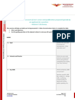 2. Activity - Self-Discovery - Entrepreneurial CV