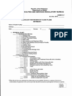 Checklist For Review of Floor Plans Infirmary