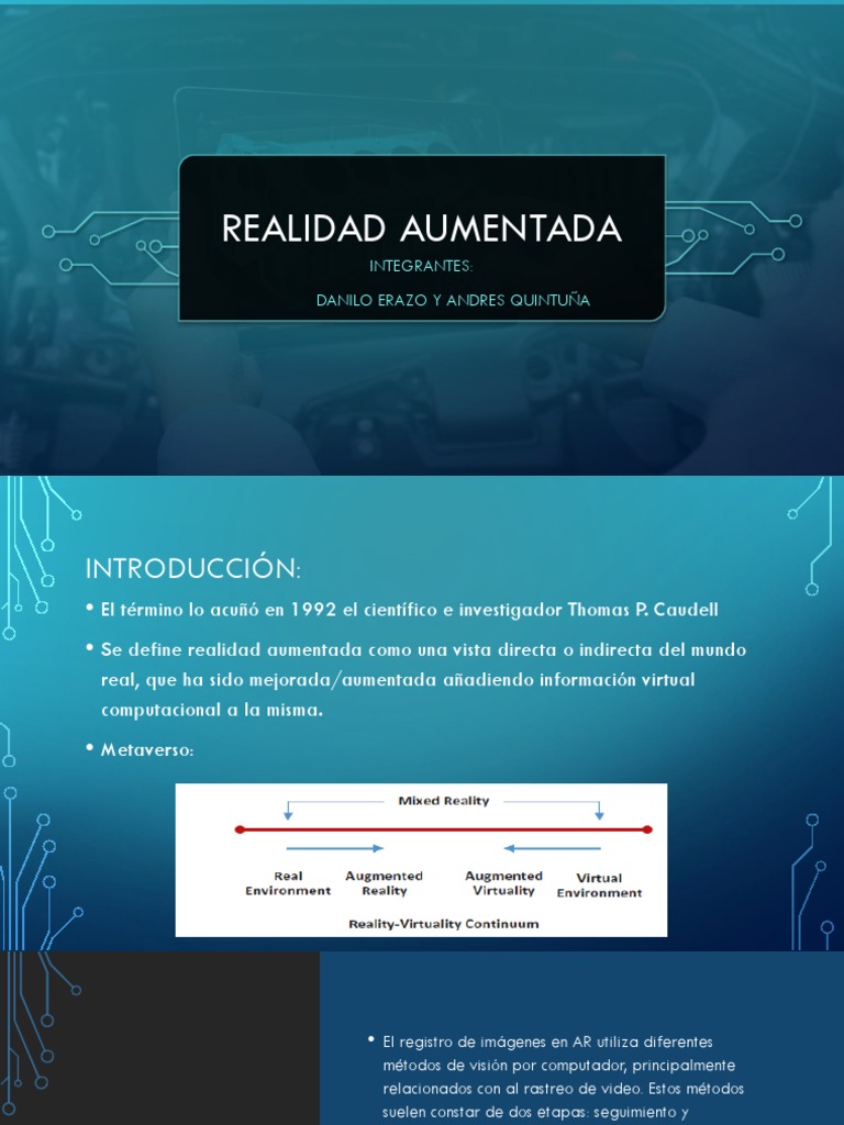 Aplicaciones de Realidad Aumentada en Educación | PDF | Realidad ...