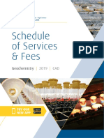 ALS Geochemistry Fee Schedule CAD