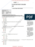 RRB Group - D Paper Part - 1