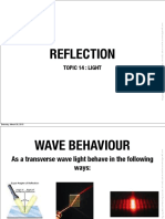 14 Reflection of Light PDF