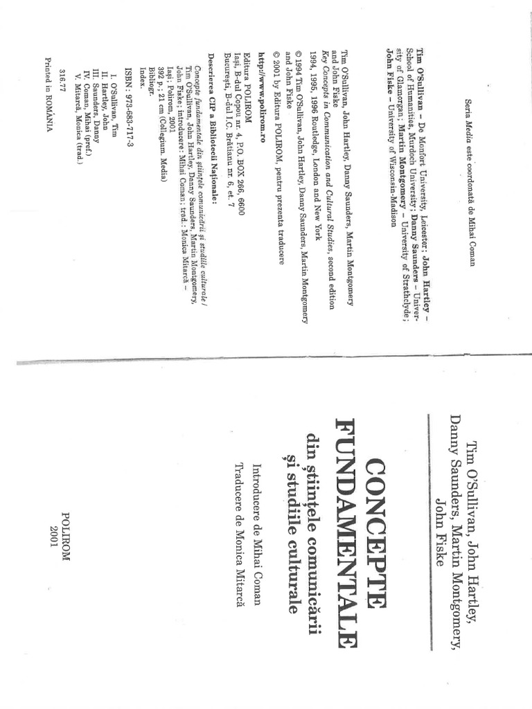 Concepte Fundamentale