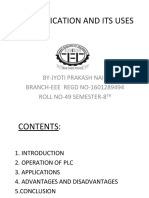 Applications of PLC