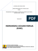 Kak Pengawasan Teknis Timika 2 Rehabilitasi Minor Jalan Timika Simpang Pelra Mayon