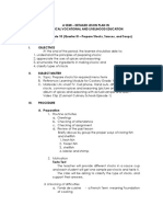 Lesson Plan for Preparing Stocks, Sauces and Soups