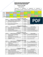 Class Routine Public Administration Jan - June 2020