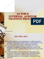 As 9100D Internal Auditor Training