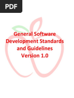 General Software Development Standards and Guidelines