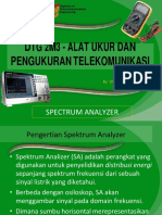 07 - DTG 2M3 Alat Ukur Dan Pengukuran Telekomunikasi - DNN - Spectrum Analyzer