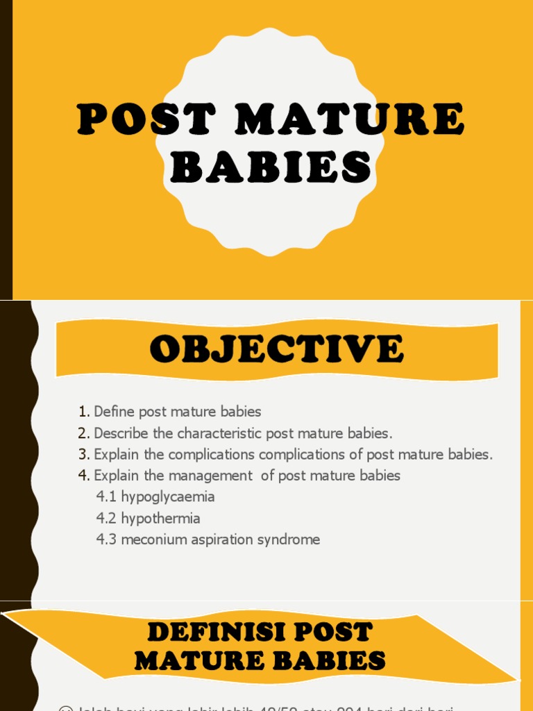 Karakteristik dan Manajemen Bayi Post Mature | PDF | Kesehatan Holistik