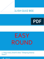 English Quiz BEE