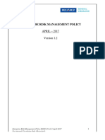 Enterprise Risk Management Policy Summary