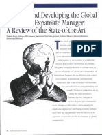 Selecting and Developing The Globa Vs Expatriate Manager PDF