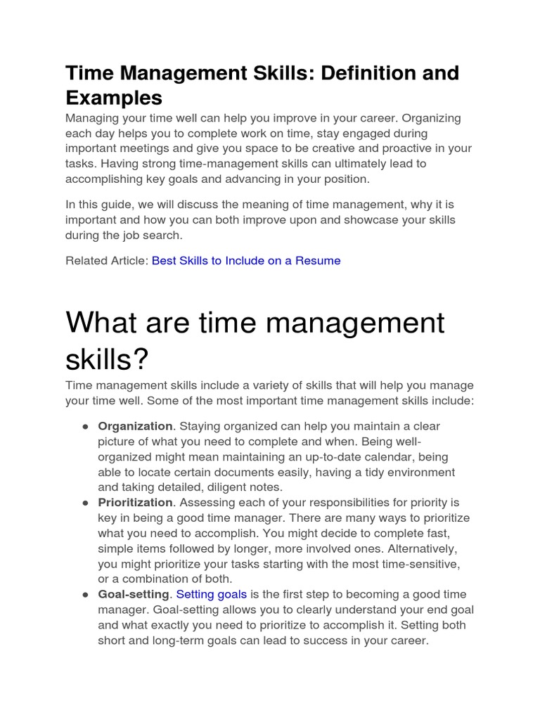 Soft Skills 3 | PDF | Time Management | Professional Skills