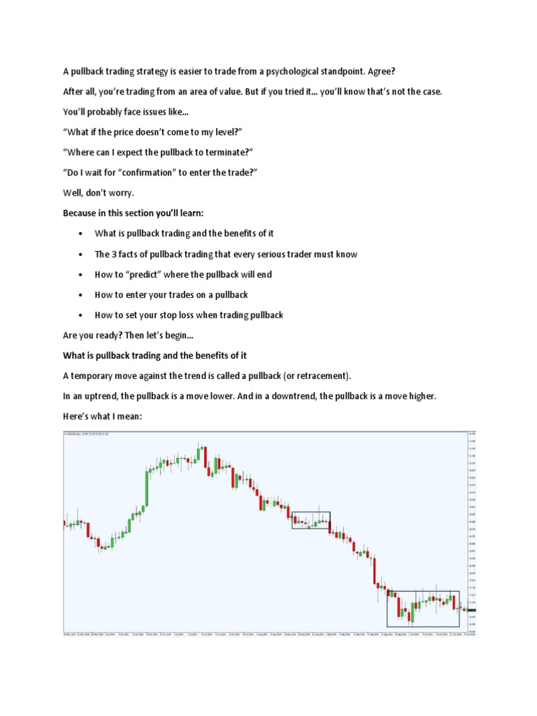 Understanding Pullback Trading Strategies | PDF | Moving Average | Risk