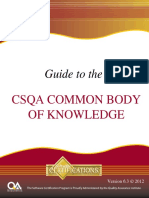 (BOOK) SQA, CSQA Software Quality CBOK V6.3 PDF