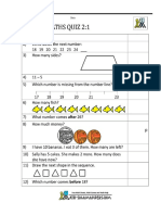 Maths Quiz KS 2