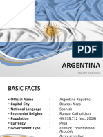 ARGENTINA - Report