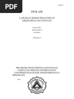 Download Laporan resmi ISOLASI by rosalia050191 SN44274306 doc pdf
