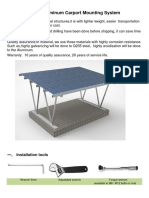 UI Solar Aluminum Carport STE Installation Guide 