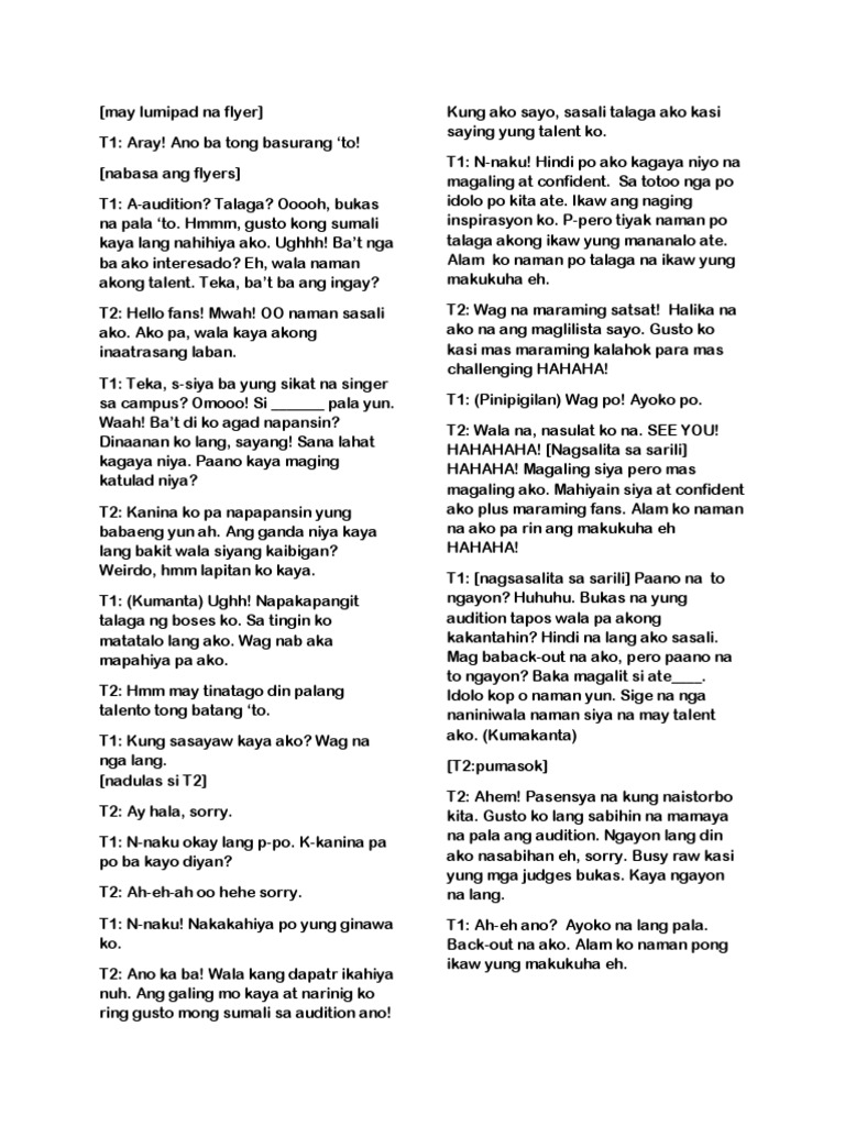 Sulat Tanghal | PDF