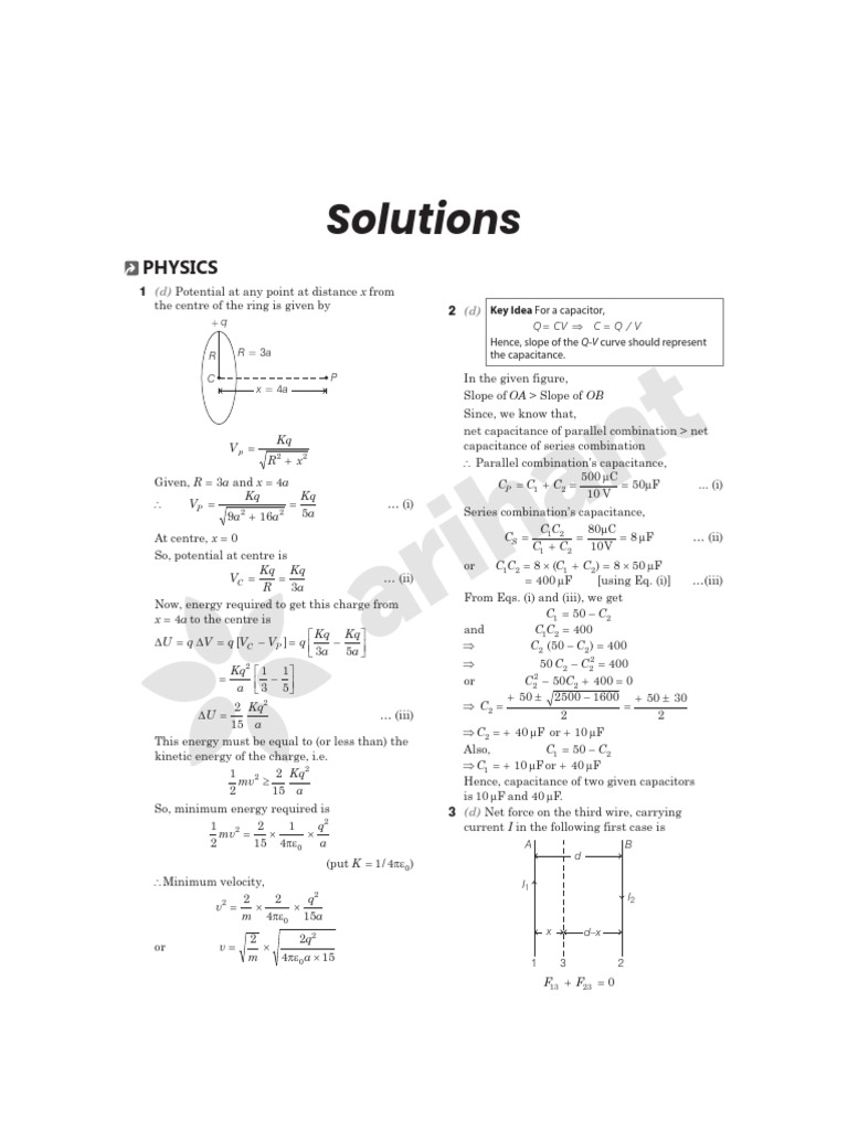 10 April 19 Shift 1 Pdf Frequency Modulation Capacitor
