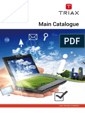 Triax Main Catalogue 2013 - EN - Page 001-372 - Main Catalogue - All PDF, PDF, Iptv
