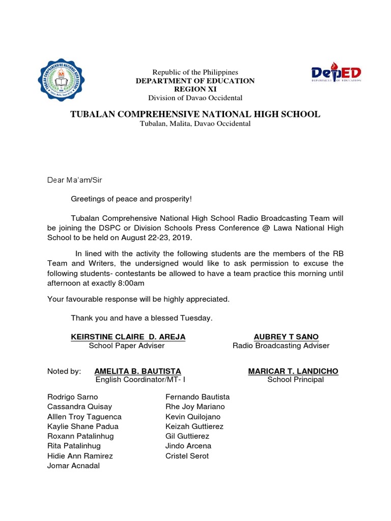 Radio Practice Request for Students | PDF
