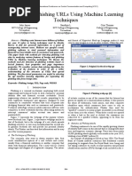 Detection of Phishing URLs Using Machine Learning